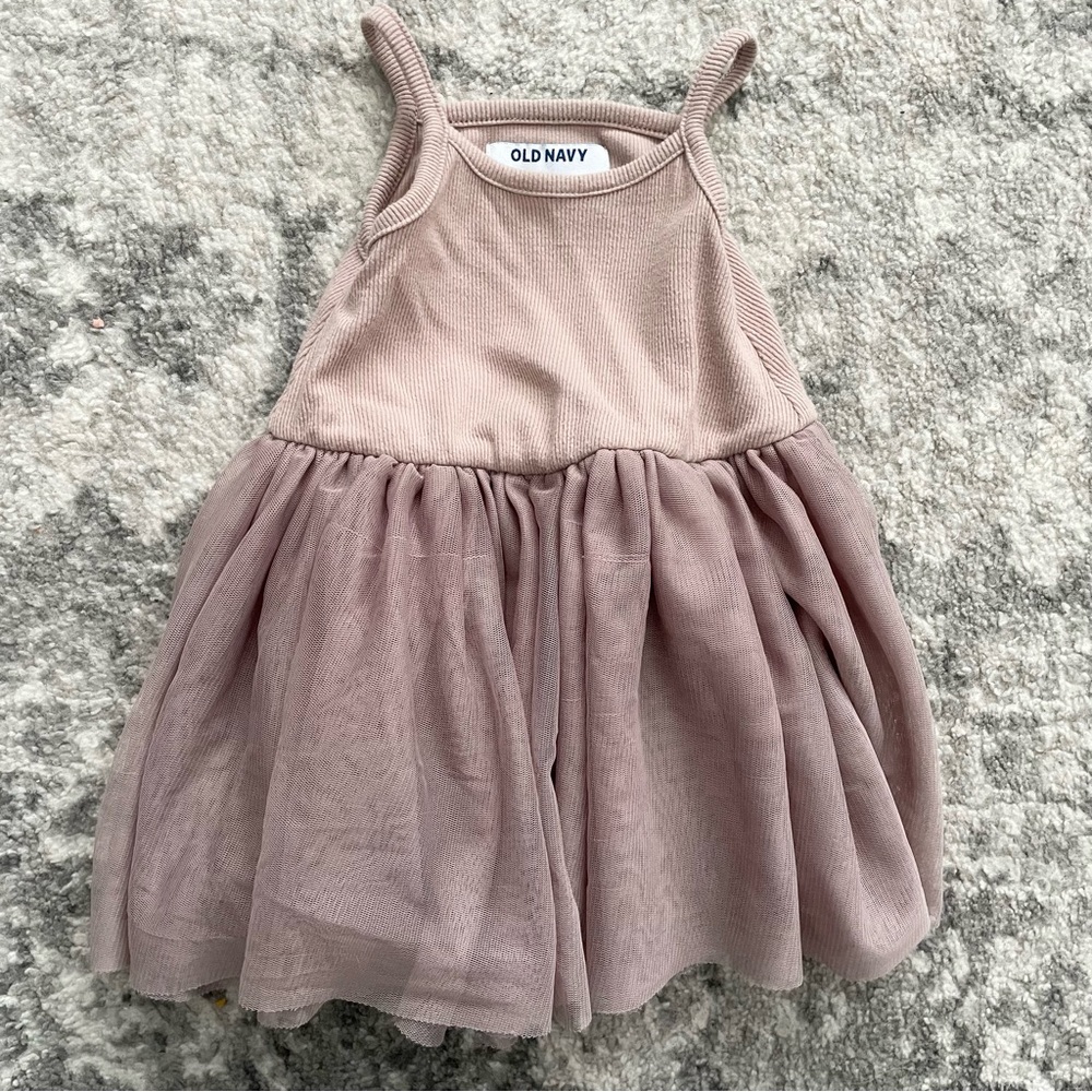 Old Navy Sleeveless Ribbed Tutu Dress